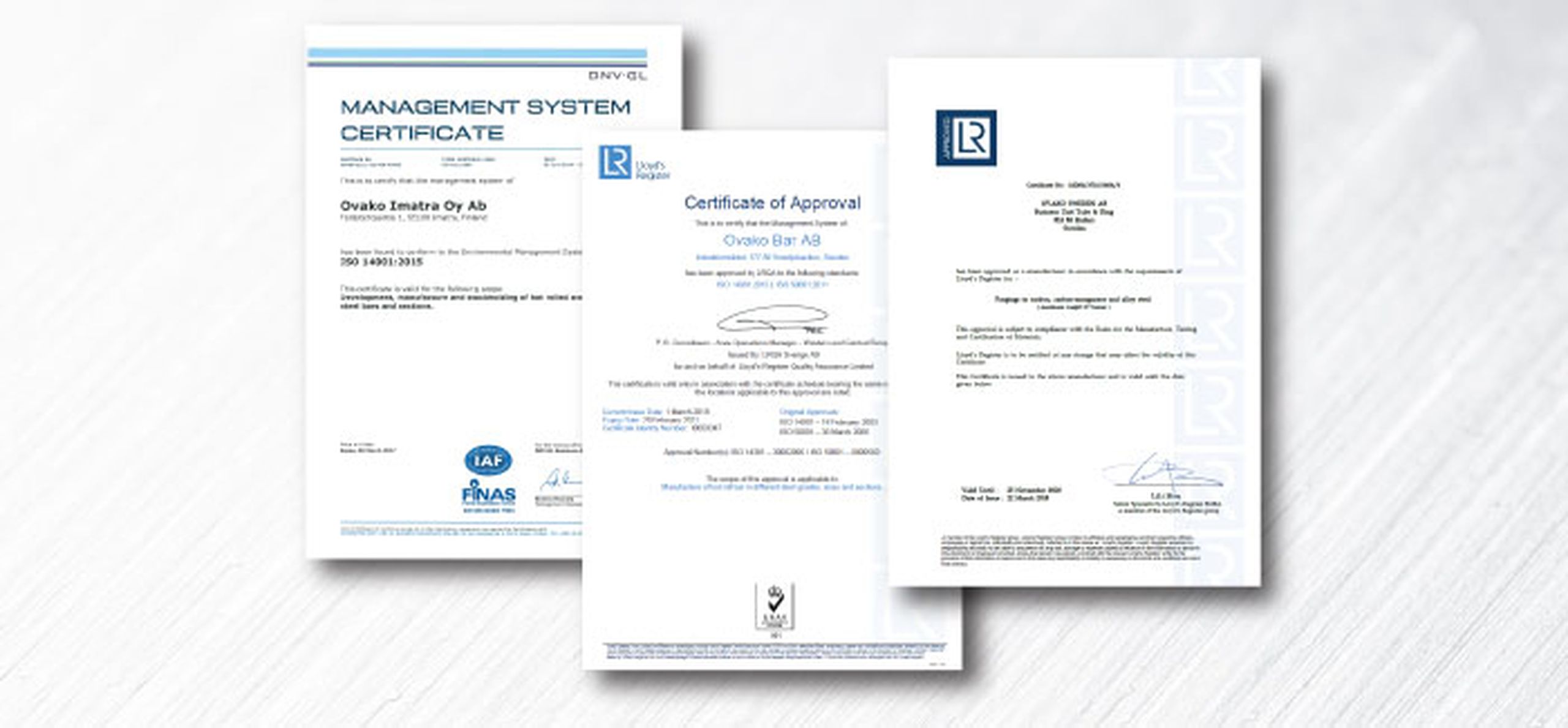 Ovako certificates